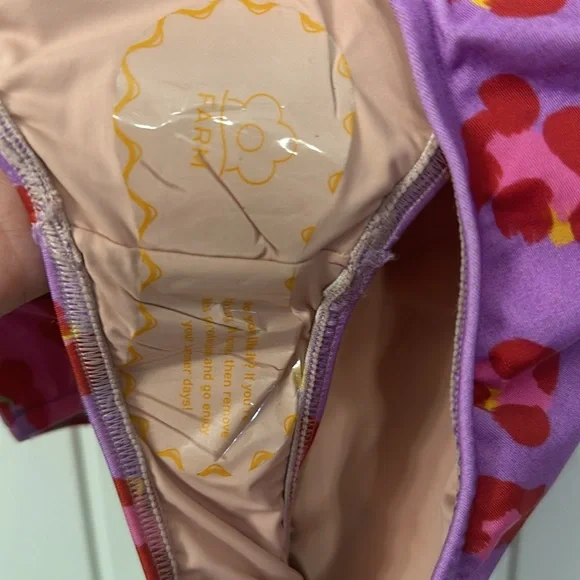 Farm Rio Maxi Leopard Patch One Piece Swimsuit Large - Picture 11 of 12